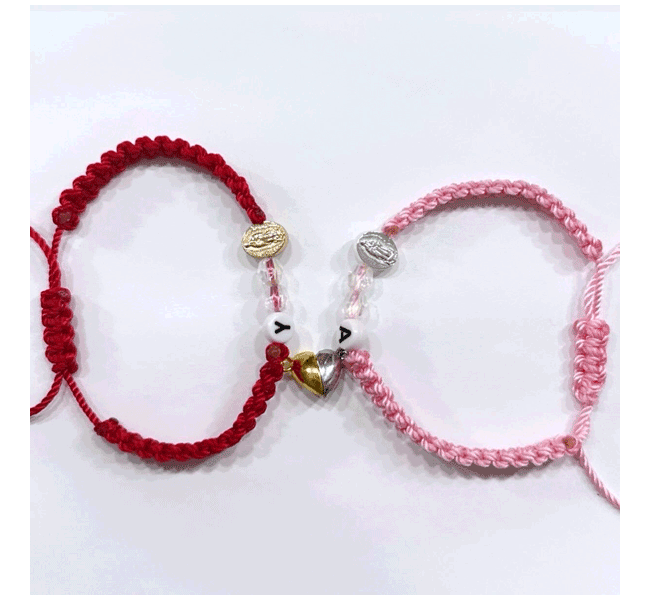 Red and Pink Bracelet