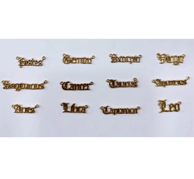 Zodiac Word Charms